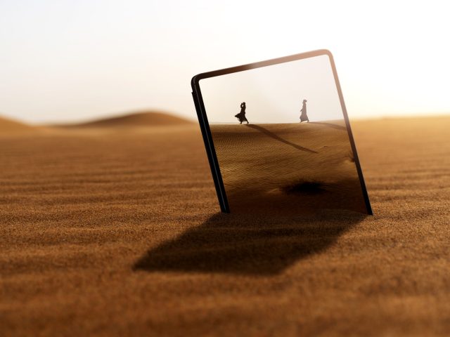 electronic-device-surrounded-by-nature